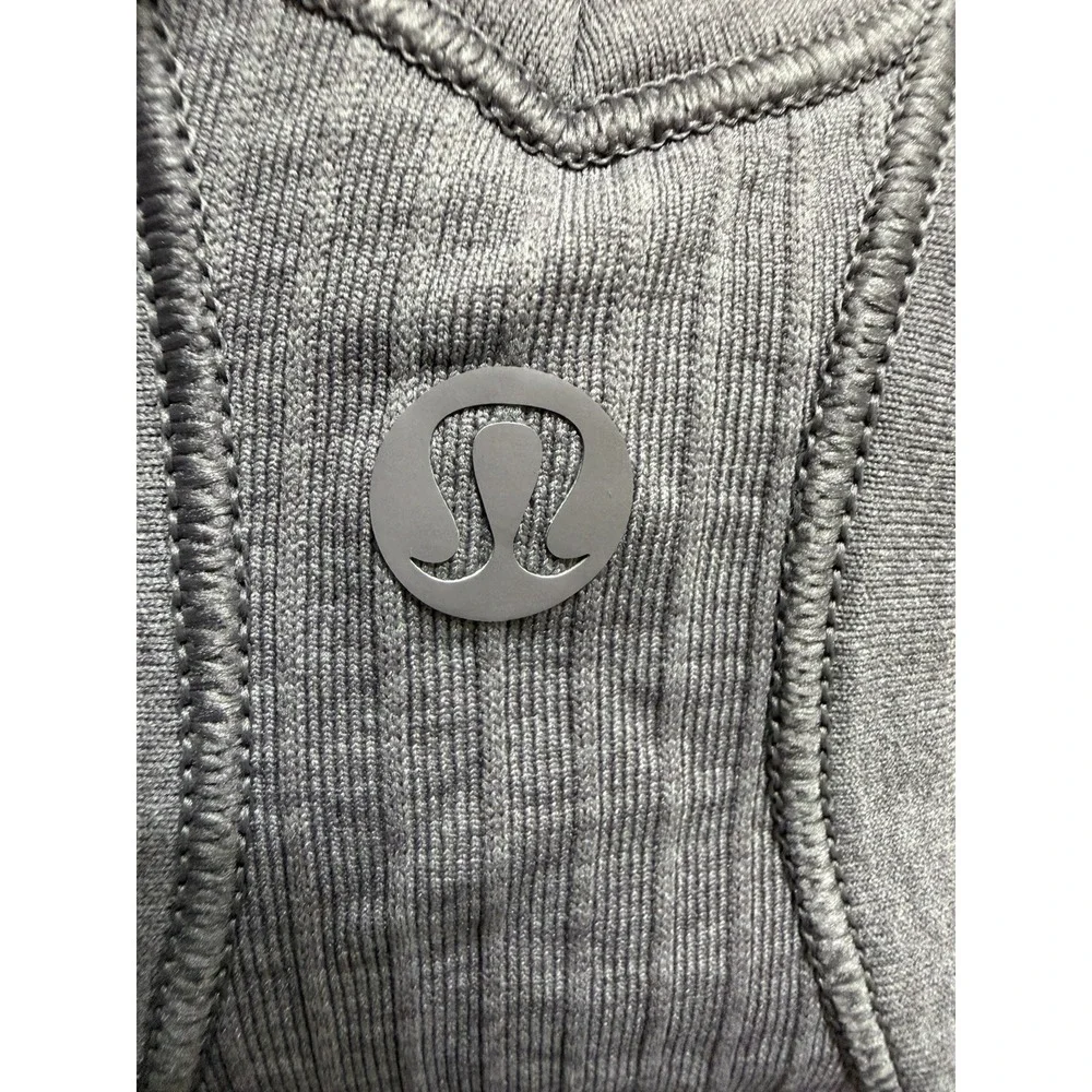 Lululemon Ebb To Street Tank Women's Size 8 Purple Ribbed Seamless #J7-1